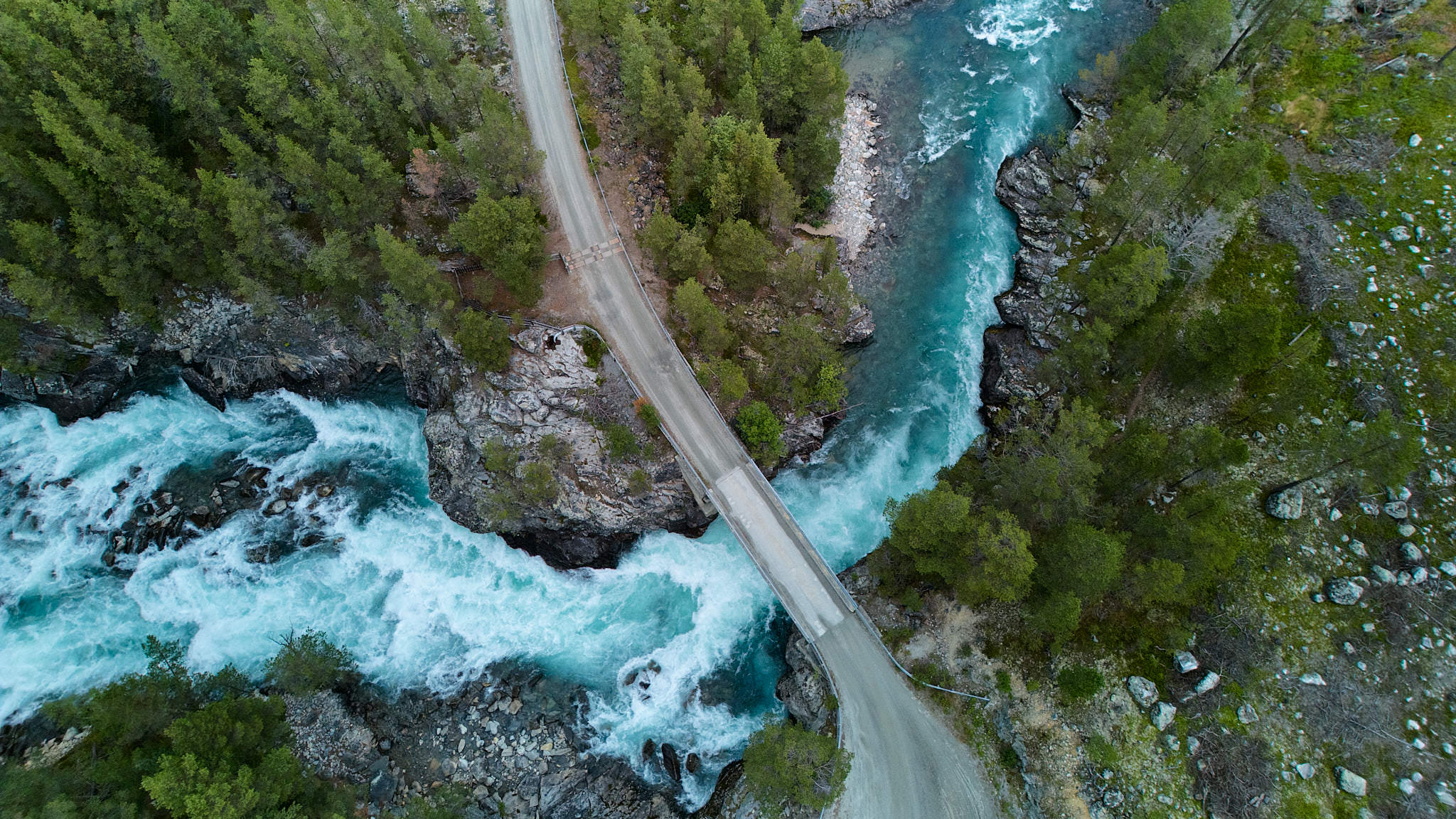 Fluss Ostri bei Brumillom - Norwegen - Norway