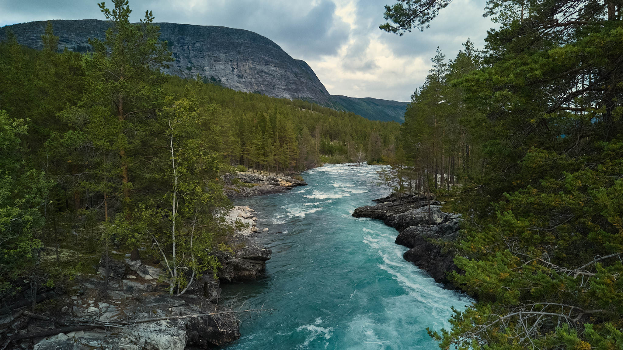 Fluss Ostri bei Brumillom - Norwegen - Norway