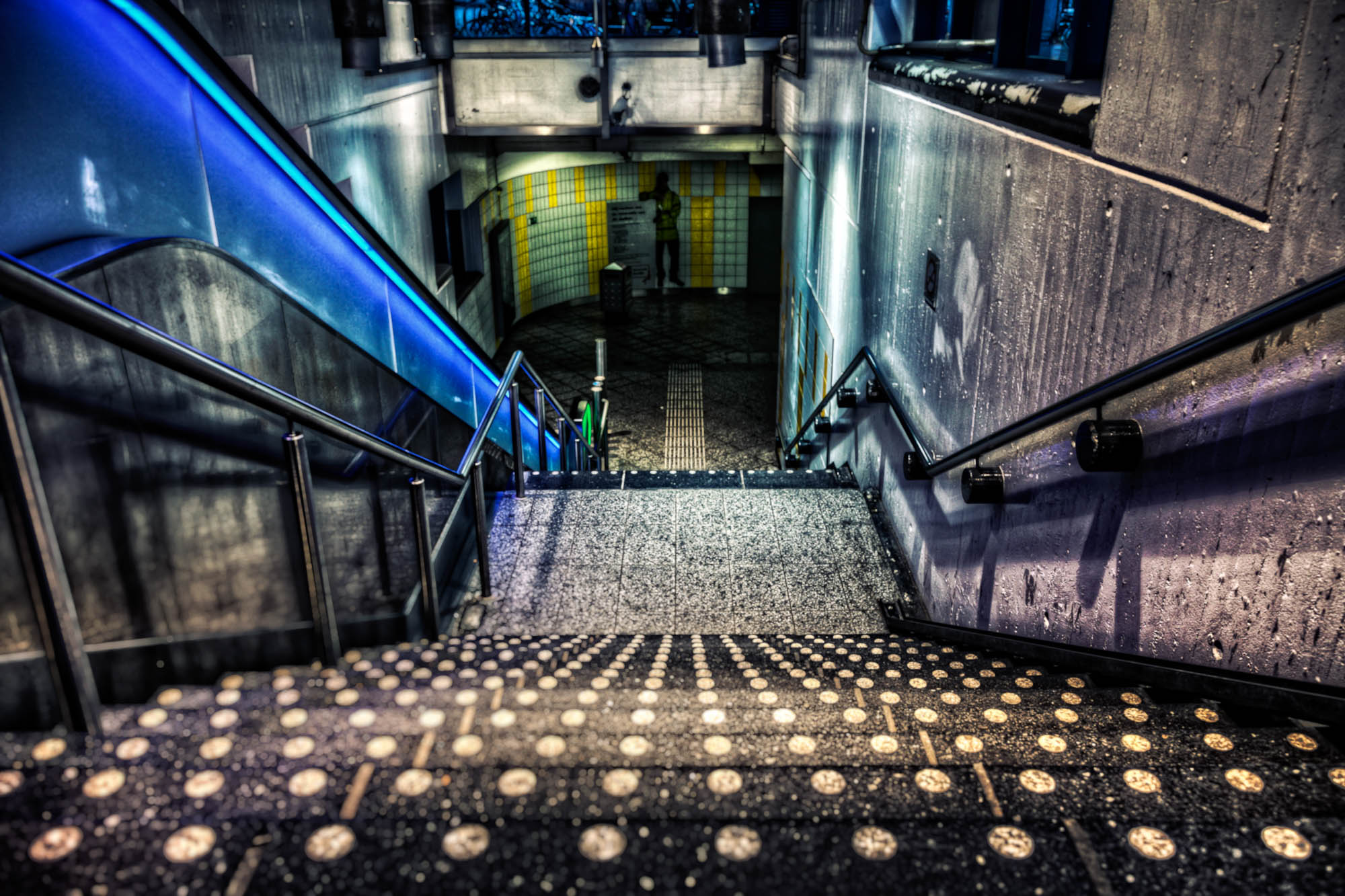 Stairways Trainstation Amsterdam